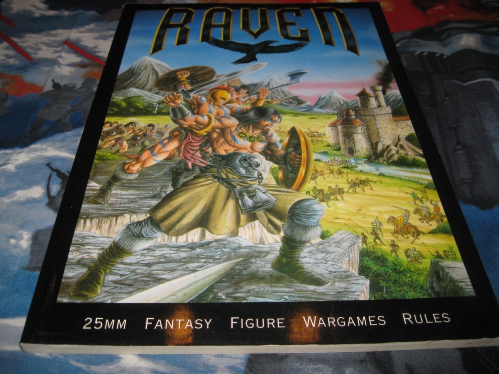 Raven 25mm Fantasy Figure Wargames Rules Book By Harlequin Miniatures Ltd ©1996