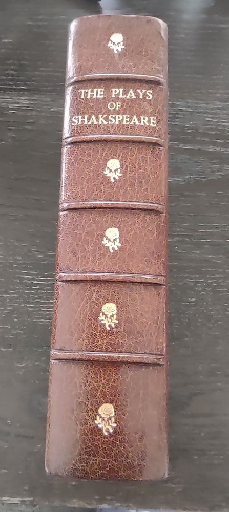 The Plays of William Shakespeare, Printed Longman & Co. London 1838 1/4 Leather