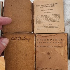 Little Leather Library Books 1920s Green Redcroft Edition 10 BOOKS | Poe, Wilde
