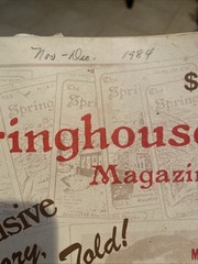 Illinois The Spring house Magazine 1984 Volume No. 7