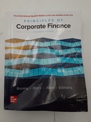 Principles of Corporate Finance ISE 14th Edition, by Brealey 9781265074159