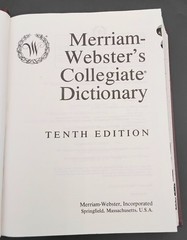 Merriam-Webster’s Collegiate Dictionary Tenth Edition Thumb-Indexed