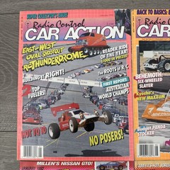 Radio Control Car Action & Model Cars Magazine Lot 6 1989, 1990 And 1992