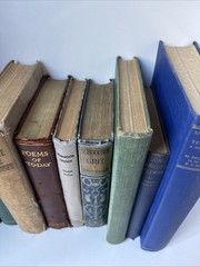 Collection of Old Books for Decoration 30cm shelf space Max Height 24cm