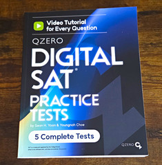 QZERO Digital SAT Practice Tests Paperback 5 Tests+Video Tutorials Yoon Choe