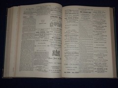 1883-1884 SEP-JUN YALE NEWS MAGAZINE BOUND VOLUME NO. 7 – GREAT ADS – KD 726G