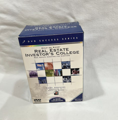 Dolf De Roos’ Real Estate Investors College Video Seminar 6 DVD’s Boxed Set