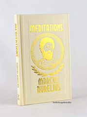 MEDITATIONS by Marcus Aurelius (6.8″x4.4″) Deluxe Compact Gilded Pages Brand New