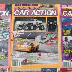 Radio Control Car Action & Model Cars Magazine Lot 6 1989, 1990 And 1992