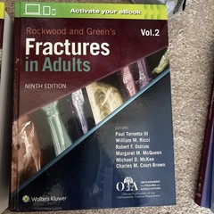 Rockwood and Green’s Fractures in Adults by William Ricci (2019, Quantity Pack)