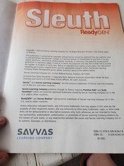 ReadyGen Sleuth, Read Like a Detective, by Savvas Learning Co. , paperback,5th g