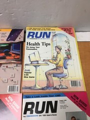 Lot of 12 1989 RUN The Commodore 64/128 User’s Guide Vintage Computer Magazines
