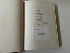 Return of the Weed. Paul Horgan. SIGNED! Ltd Edition #304/350 w/DJ & Slipcase