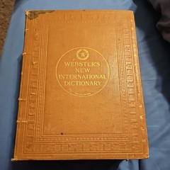 Webster’s New International Dictionary 1931 Vtg Edition Authentic Edition