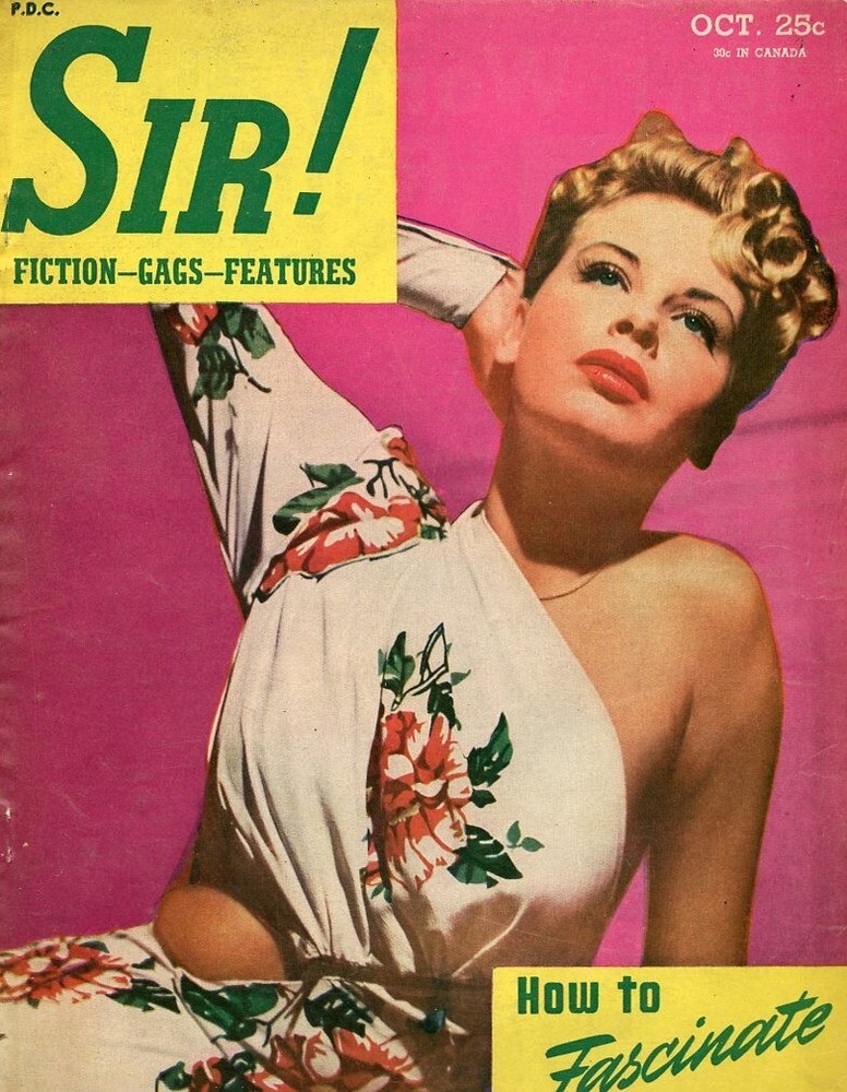 Sir Men’s Interest Magazine Vol 2 #7 Oct 1944 Volitant Pub Grade VG 4.0