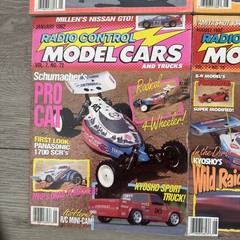 Radio Control Car Action & Model Cars Magazine Lot 6 1989, 1990 And 1992