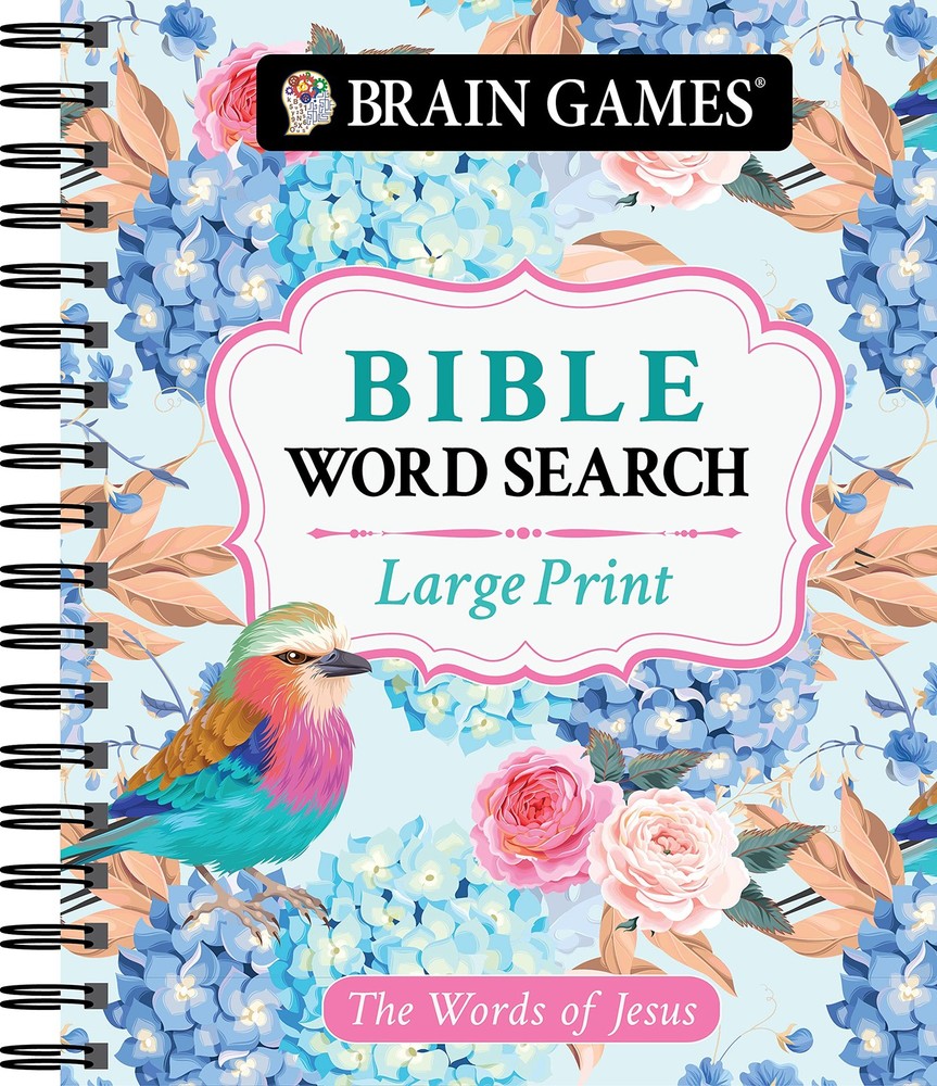 Jesus Parables Word Search Book 80 Puzzles Spiral Bound Large Print 192 Pages