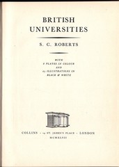 1947 BRITISH UNIVERSITIES S. C. Roberts