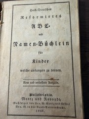 1845 German ABC Primer Fraktur Mentz Rovoudt Philadelphia 35p Schoolbook