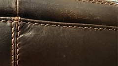 Hunter & Scribe Unisex Solid Buffalo Leather Bible Cover NC3 Dark Brown Large