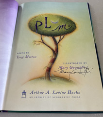 “Plum” Poems By Tony Mitton, Illustrations SIGNED By Mary Grandpre