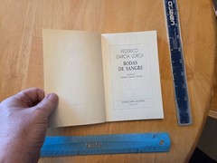 Bodas De Sangre by Federico Garcia Lorca – 1984 Spanish Paperback