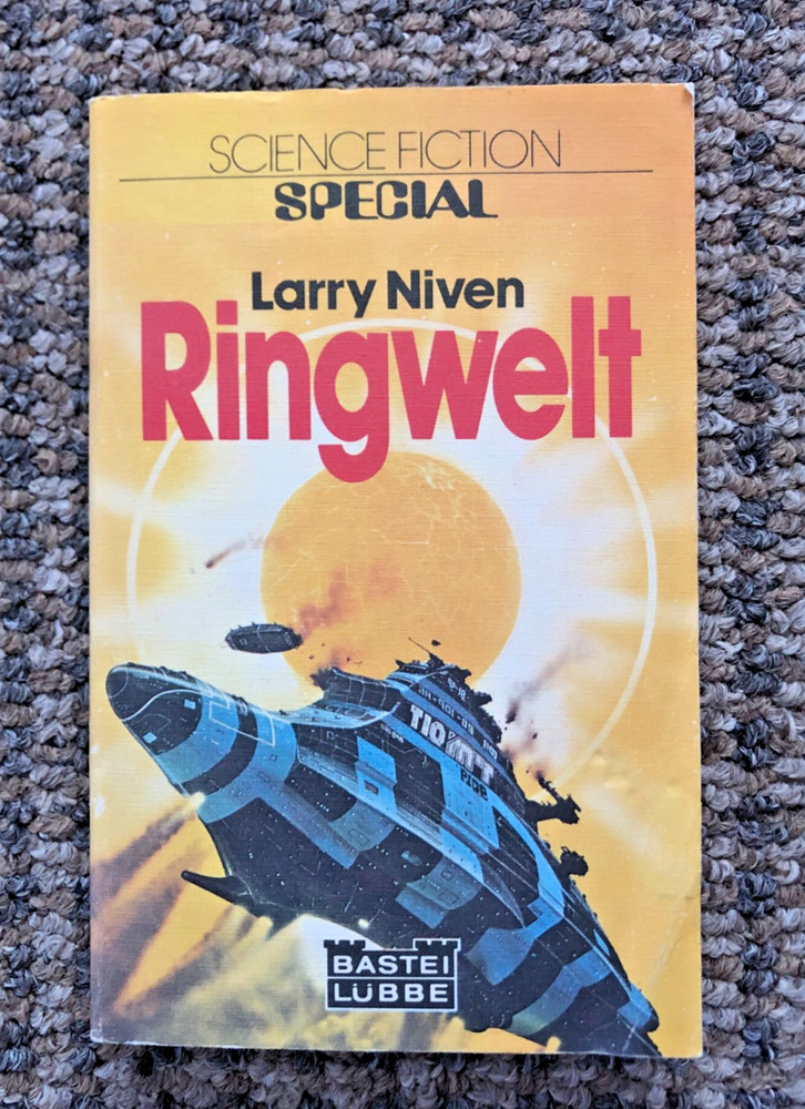 Ringwelt (aka Ringworld) by Larry Niven in GERMAN, SIGNED Paperback