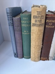 Collection of Old Books for Decoration 30cm shelf space Max Height 24cm