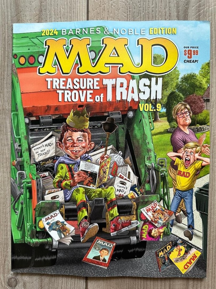 2024 MAD Special Collector’s Edition 96 Pages TREASURE TROVE OF TRASH Vol 9 B&N