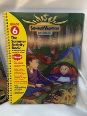 SET of 2 Summer Vacation Fifth & Sixth Grade Workbooks Activity Book