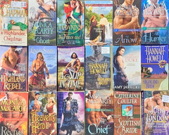 RANDOM MIX Lot of 10 SCOTTISH HIGHLAND Paperback Romance Novels