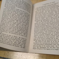 BOOKWISE November 1929 – A Farewell To Arms Hemingway – Segwick – Volume 1 No. 1