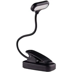 Rechargeable Book Light Mini LED Reading Light Flexible Easy Clip Lamp Portable