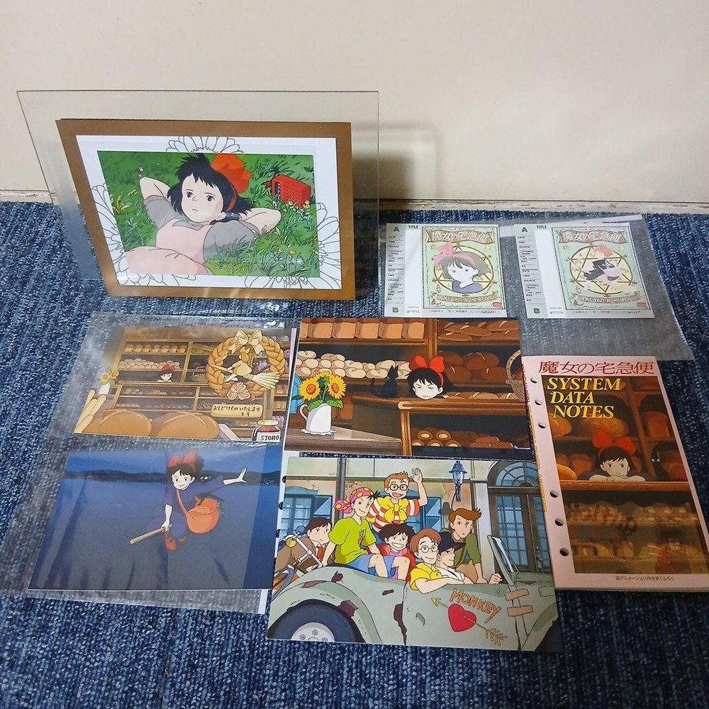Studio Ghibli Kiki’s Delivery Service Postcard Set with SYSTEM DATA NOTES & Ind