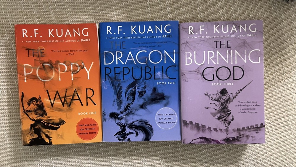 The Poppy War Trilogy By R.F Kuang Complete Set