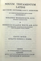 Novum Testamentum Latine 1962 Oxford University Press Small Vintage Flexi-boards