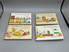 Lot Of 4 Vintage Cookbooks Lillian Langseth-Christensen and Carol Sturm Smith