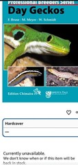 DAY GECKOS: Professional Breeder’s Series F.Bruce M. Meyer W. Schmidt 2005 OOP!