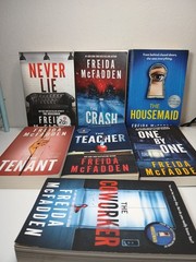 Freida McFadden 7 Book Lot, Housemaid Tenant Onebyone Crash and More, Trade PB