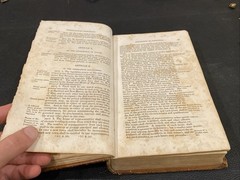Antique 1835 PUBLIC STATUTE LAWS OF THE STATE OF CONNECTICUT GENERAL ASSEMBLY