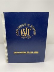 Vintage Encyclopedia Of Car Audio Alpine “GAIT” Blue Spiral PB 1991 Manual USA