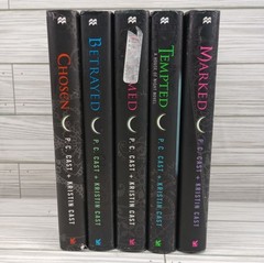 A House Of Night Novel P. C. Cast, Kristin Cast Book Lot Marked Tempted Untamed