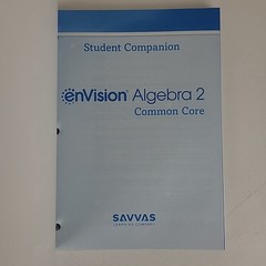 Savvas enVision Algebra 2 Common Core 2024 Student Companion Paperback
