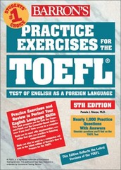 Practice Exercises for the TOEFL Test Paperback Pamela J. Sharpe