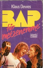 BAP für metzenemme – Klaus Dewes – Buch mit Autogramm W. Niedecken !!