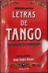 Vintage 1999 Letras De Tango Juan Ángel Russo Paperback Spanish