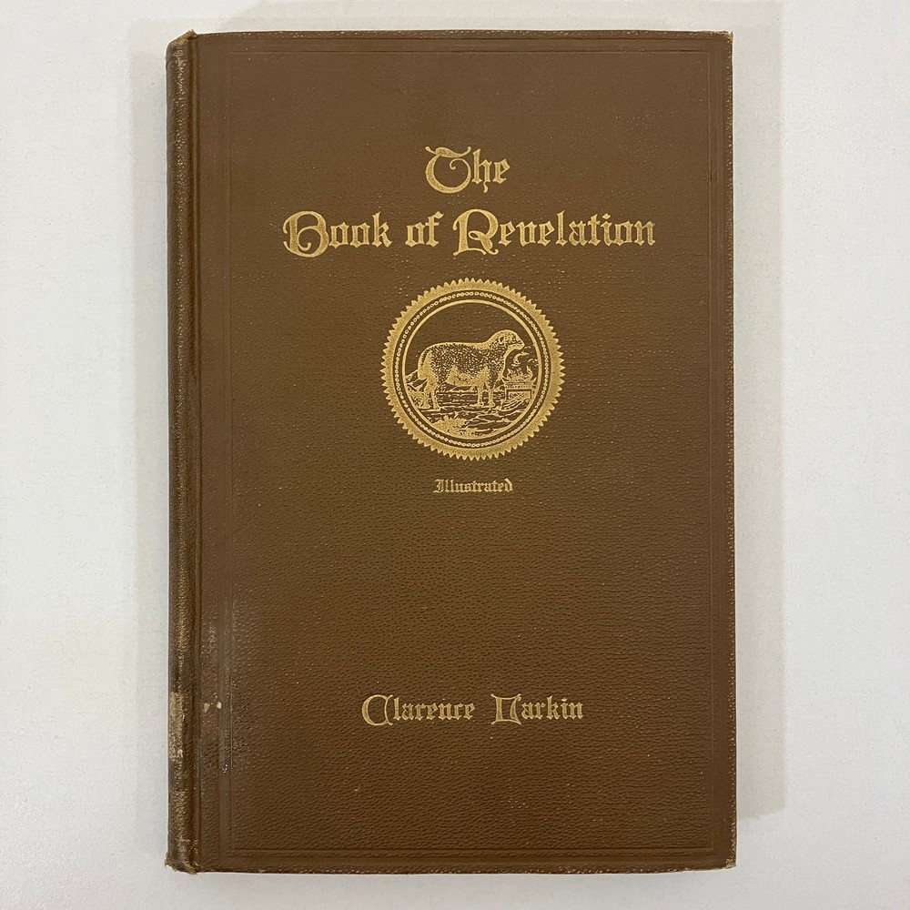 Book of Revelation Clarence Larkin 5th Edition Antique 1919 Ex-Library Hardcover