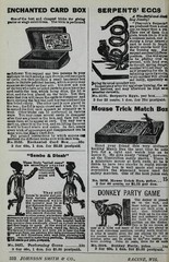 11 Old Johnson Smith Co. Curios Gifts Novelty Catalogs (1910s, 20s & 30s) on USB