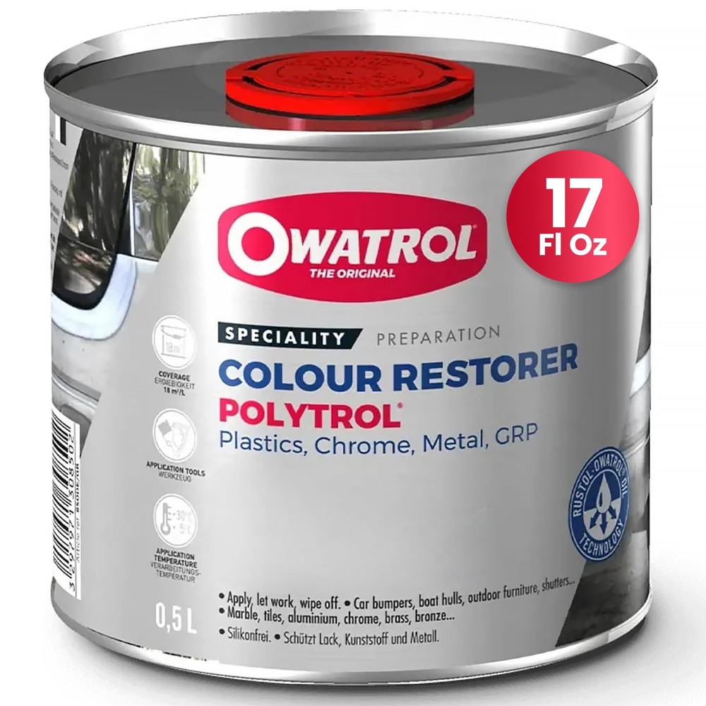OWATROL Polytrol Plastic Restorer for Cars 17 Oz, Color Restorer, Car Bumpers…