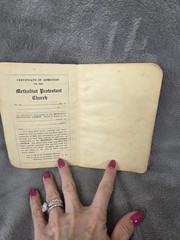 Methodist Protestant Constitution and Discipline 1924 6.5×4.25″